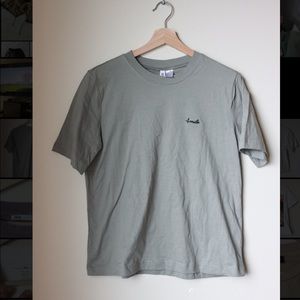 DIVIDED H&M SHIRT GREY / GREEN SMALL